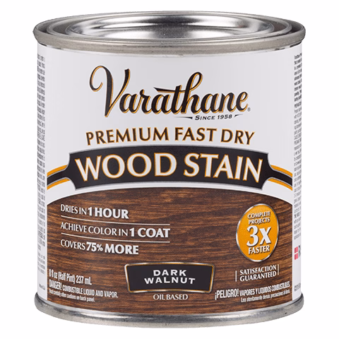 Цветное масло для дерева Varathane Fast Dry 262006 Темный орех 0,946 л